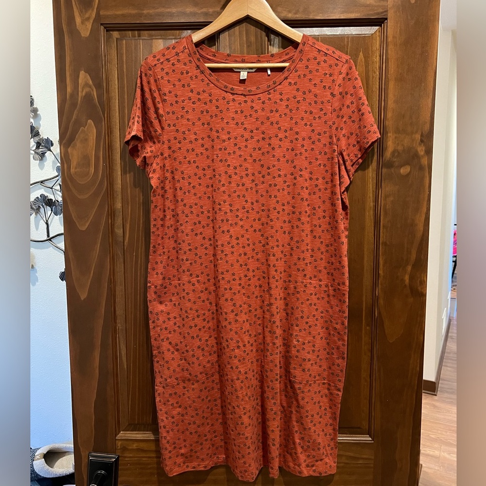 Toad and Co orange dress